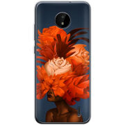 Чехол BoxFace Nokia C20 Exquisite Orange Flowers