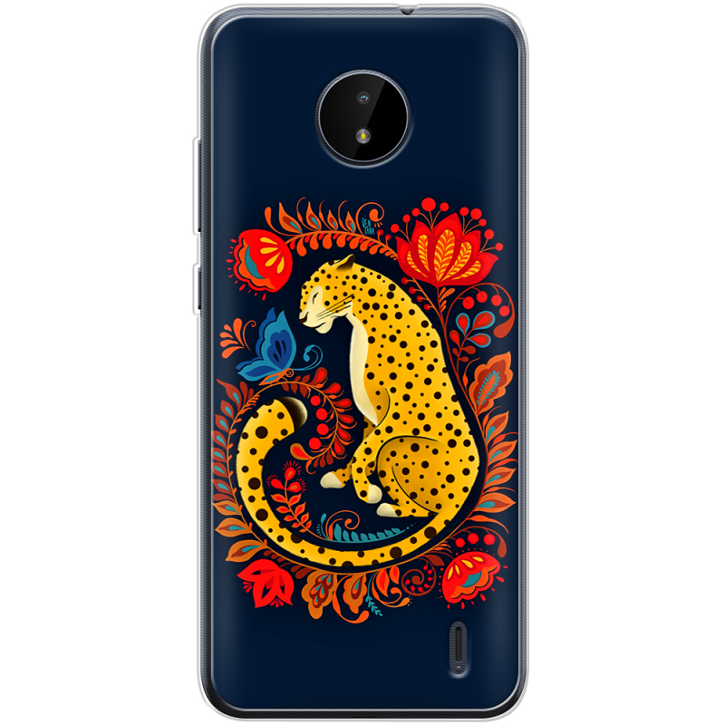 Чехол BoxFace Nokia C20 Petrykivka Leopard