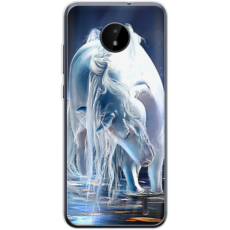 Чехол BoxFace Nokia C20 White Horse