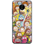 Чехол BoxFace Nokia C20 Rick and Morty