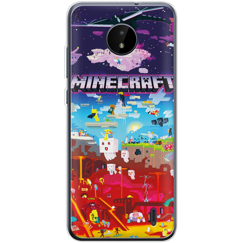 Чехол BoxFace Nokia C20 Minecraft World Beyond