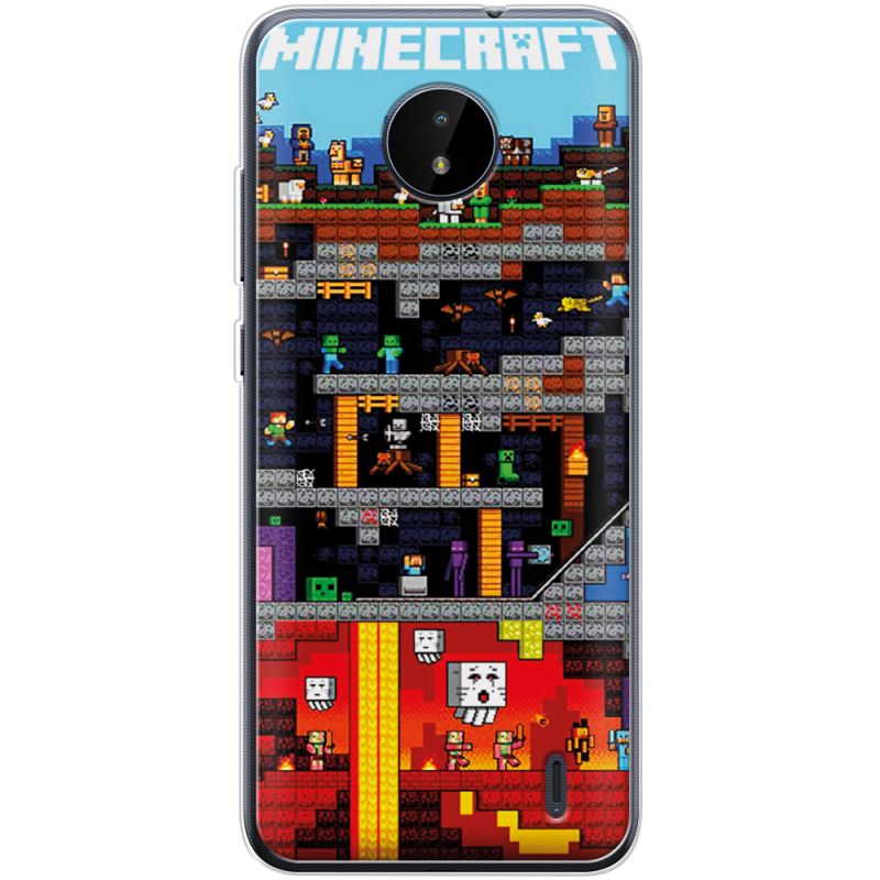 Чехол BoxFace Nokia C20 Minecraft Lode Runner