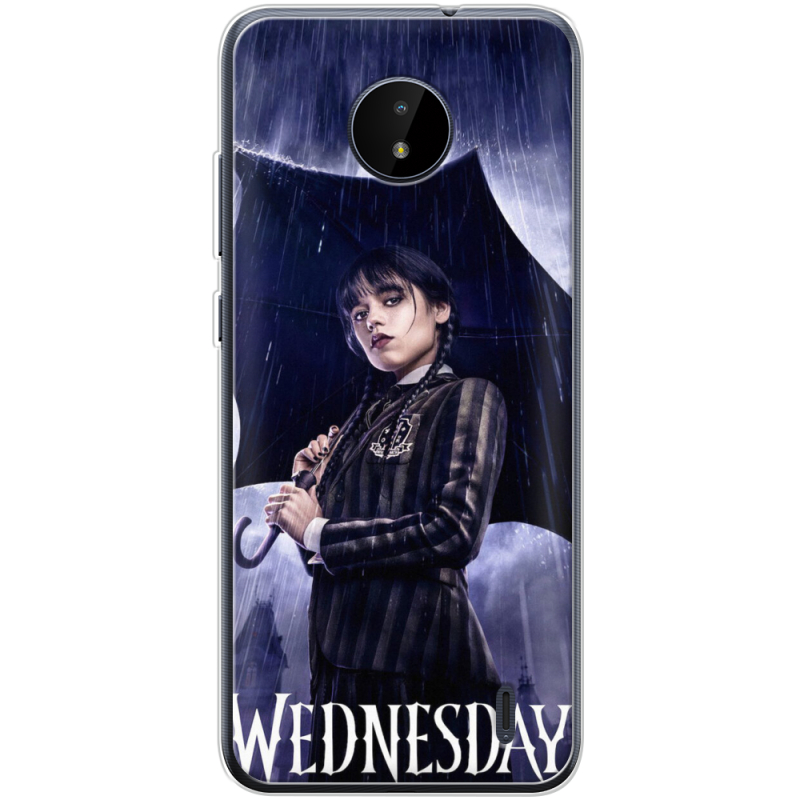 Чехол BoxFace Nokia C20 Wednesday Addams