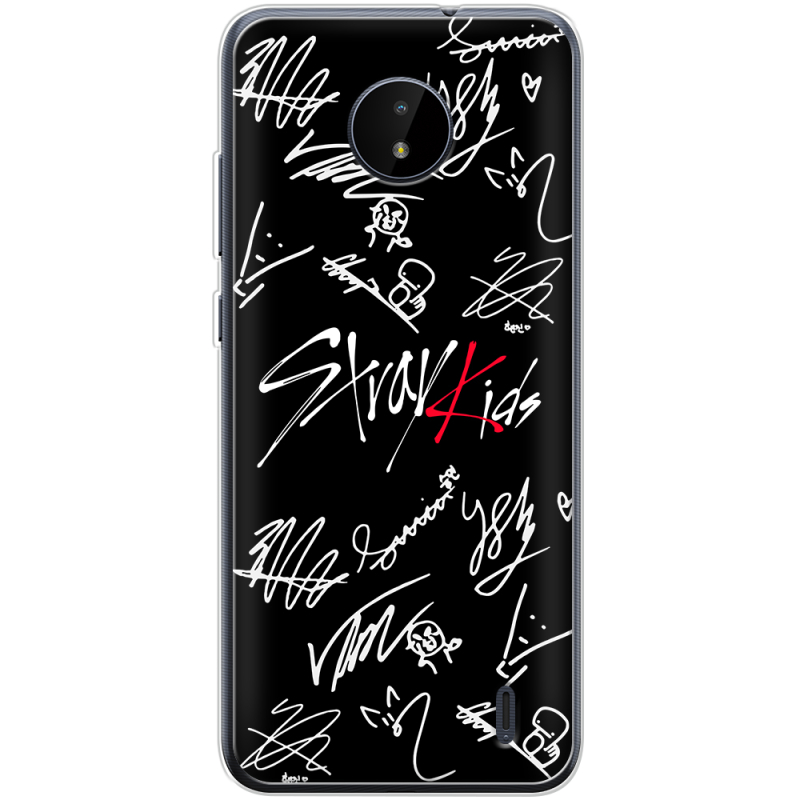 Чехол BoxFace Nokia C20 Stray Kids автограф