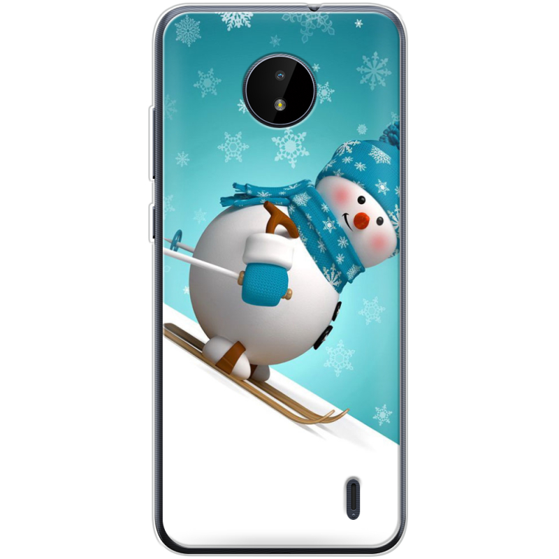 Чехол BoxFace Nokia C20 Skier Snowman