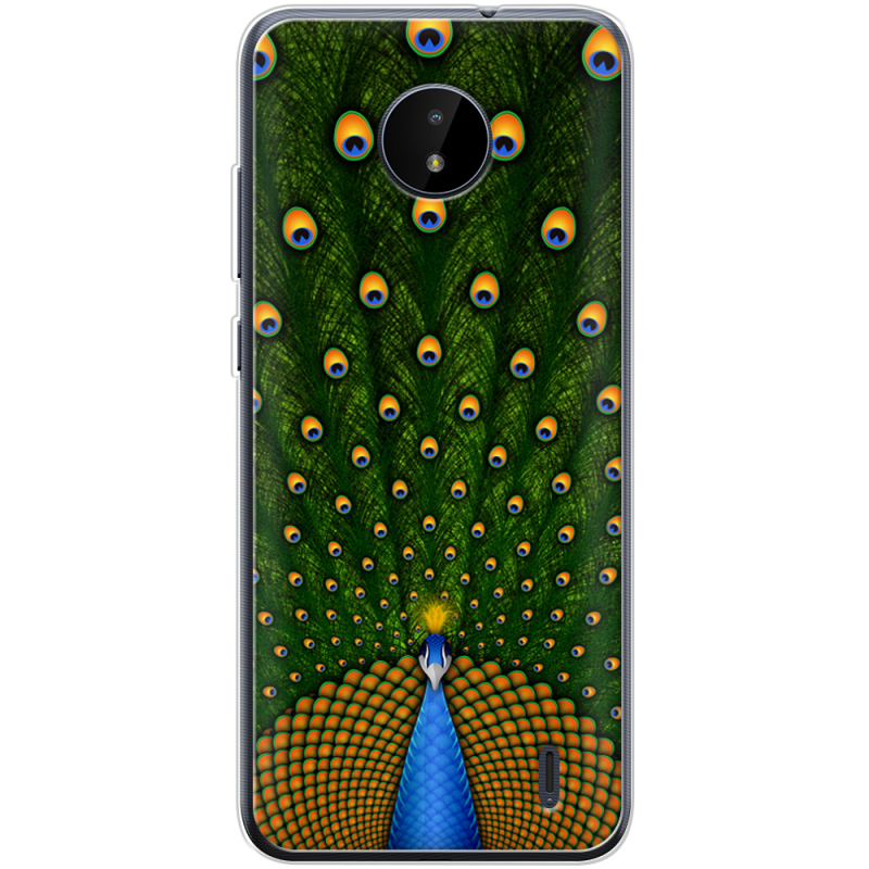 Чехол BoxFace Nokia C20 Peacocks Tail