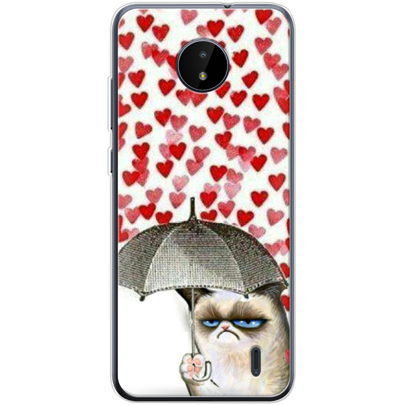 Чехол BoxFace Nokia C20 Raining Hearts