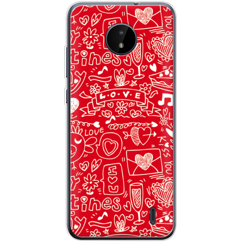 Чехол BoxFace Nokia C20 Happy Valentines