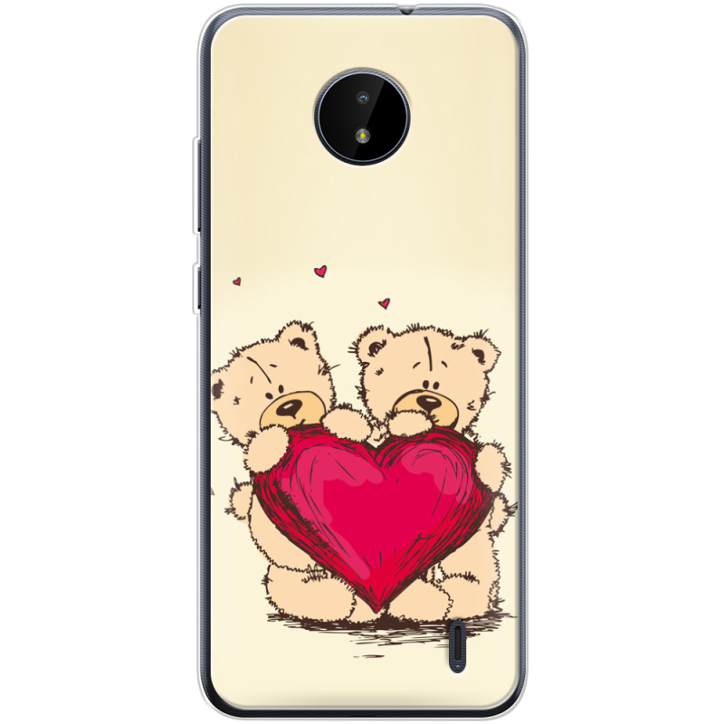 Чехол BoxFace Nokia C20 Teddy Bear Love