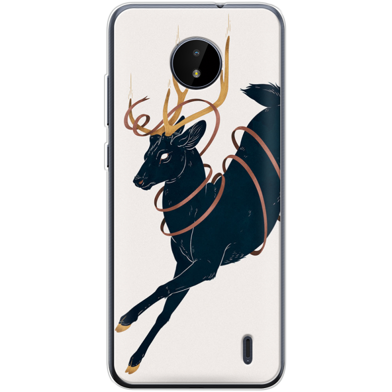 Чехол BoxFace Nokia C20 Black Deer