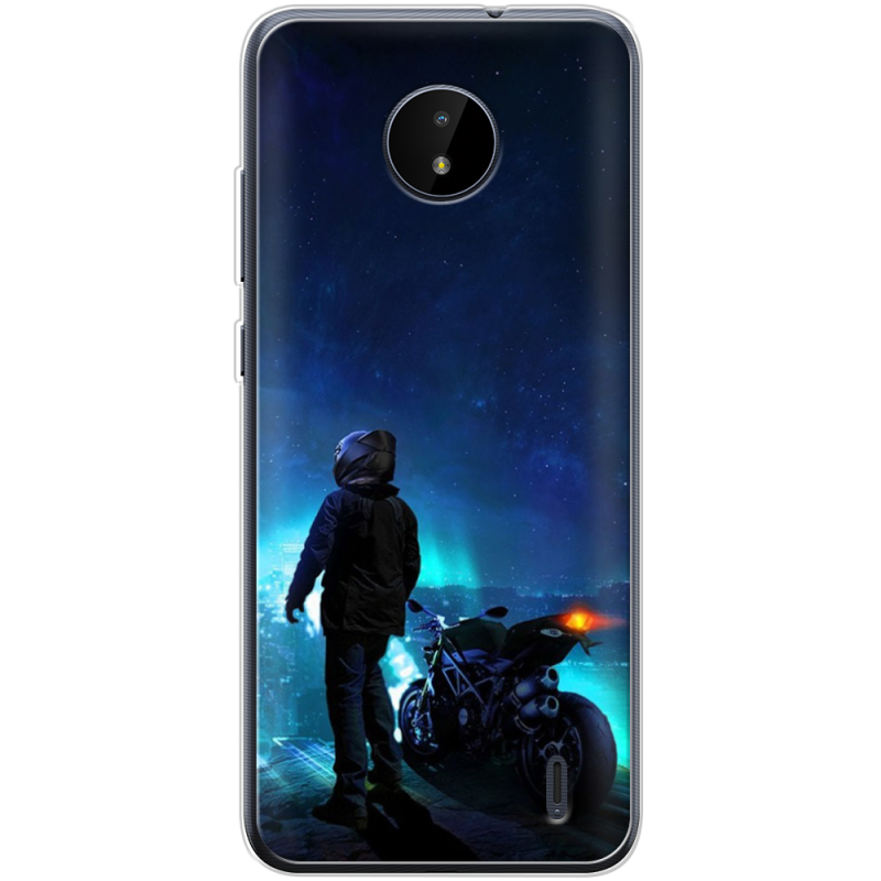 Чехол BoxFace Nokia C20 Motorcyclist