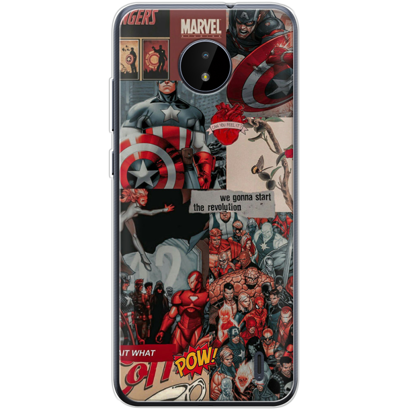 Чехол BoxFace Nokia C20 Marvel Avengers