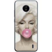 Чехол BoxFace Nokia C20 Marilyn Monroe Bubble Gum