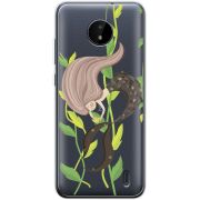 Прозрачный чехол BoxFace Nokia C20 Cute Mermaid