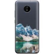 Прозрачный чехол BoxFace Nokia C20 Blue Mountain