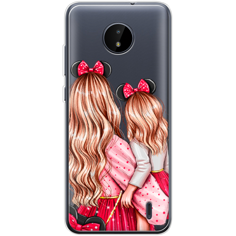 Прозрачный чехол BoxFace Nokia C20 Mouse Girls