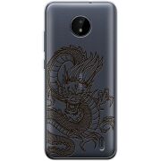 Прозрачный чехол BoxFace Nokia C20 Chinese Dragon