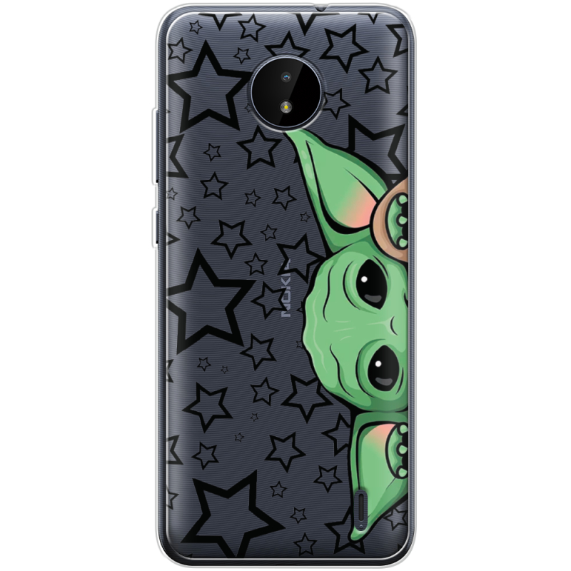 Прозрачный чехол BoxFace Nokia C20 Baby Yoda