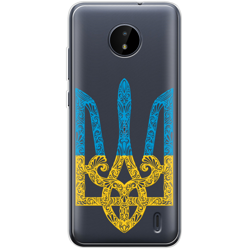 Прозрачный чехол BoxFace Nokia C20 Gold Trident
