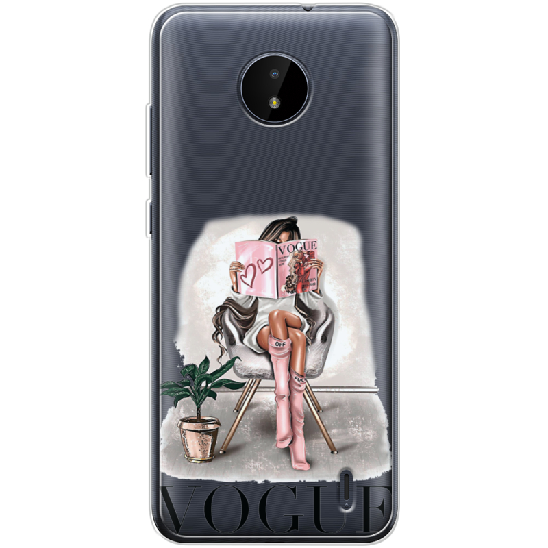 Прозрачный чехол BoxFace Nokia C20 VOGUE