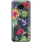 Прозрачный чехол BoxFace Nokia C20 Tropical