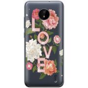 Чехол со стразами Nokia C20 Love