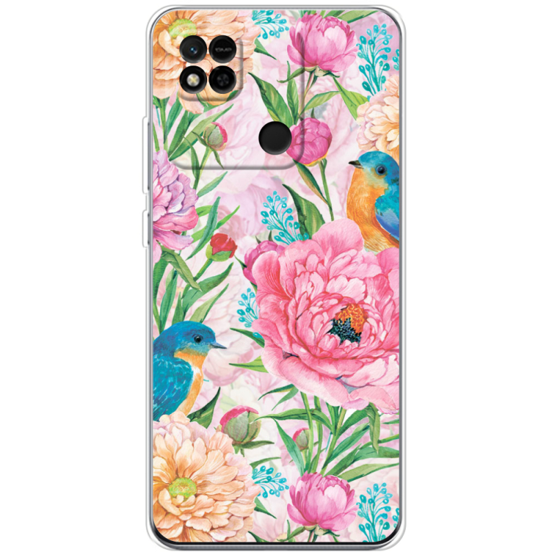 Чехол BoxFace Xiaomi Redmi 10A Birds in Flowers