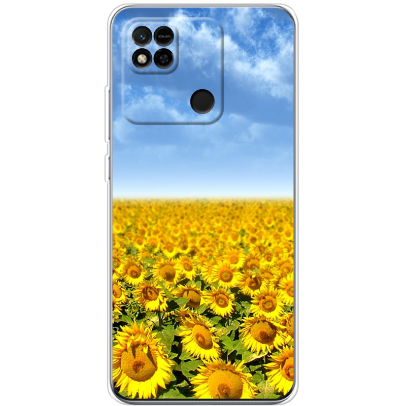 Чехол BoxFace Xiaomi Redmi 10A Подсолнухи