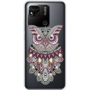 Чехол со стразами Xiaomi Redmi 10A Owl