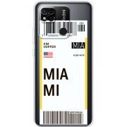 Прозрачный чехол BoxFace Xiaomi Redmi 10A Ticket Miami