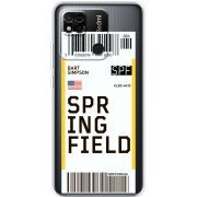 Прозрачный чехол BoxFace Xiaomi Redmi 10A Ticket Springfield