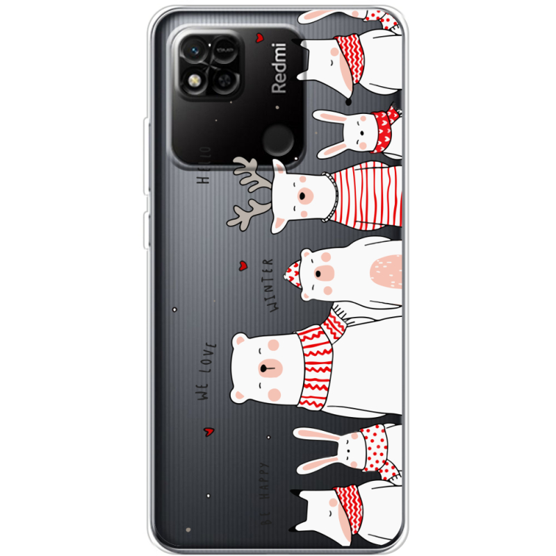 Прозрачный чехол BoxFace Xiaomi Redmi 10A The Friendly Beasts