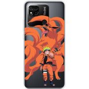 Прозрачный чехол BoxFace Xiaomi Redmi 10A Naruto and Kurama