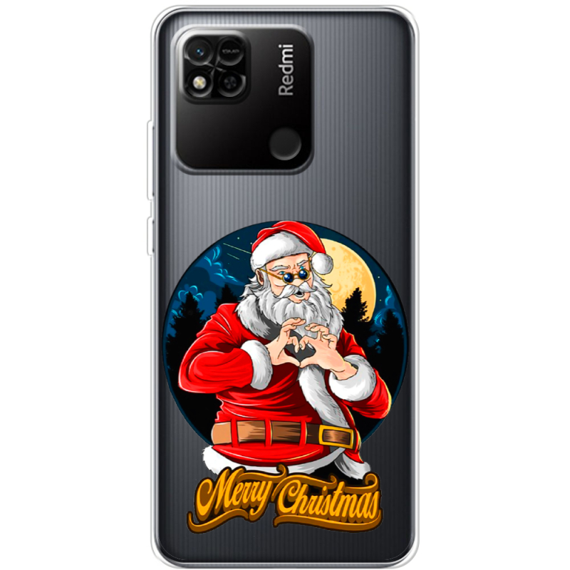 Прозрачный чехол BoxFace Xiaomi Redmi 10A Cool Santa