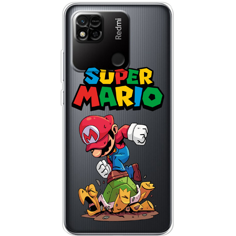 Прозрачный чехол BoxFace Xiaomi Redmi 10A Super Mario