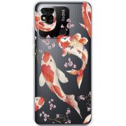 Прозрачный чехол BoxFace Xiaomi Redmi 10A Japanese Koi Fish