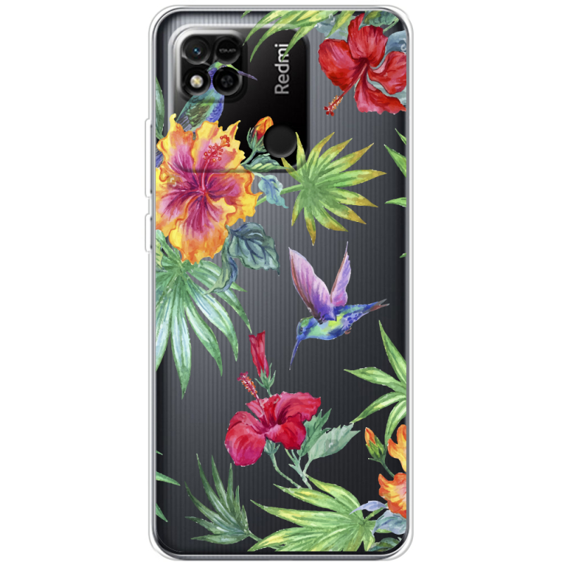 Прозрачный чехол BoxFace Xiaomi Redmi 10A Tropical