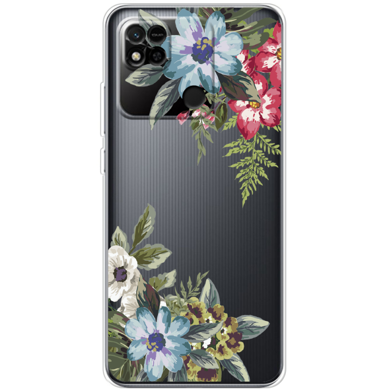 Прозрачный чехол BoxFace Xiaomi Redmi 10A Floral