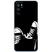 Чехол BoxFace OPPO A16 Black Sneakers