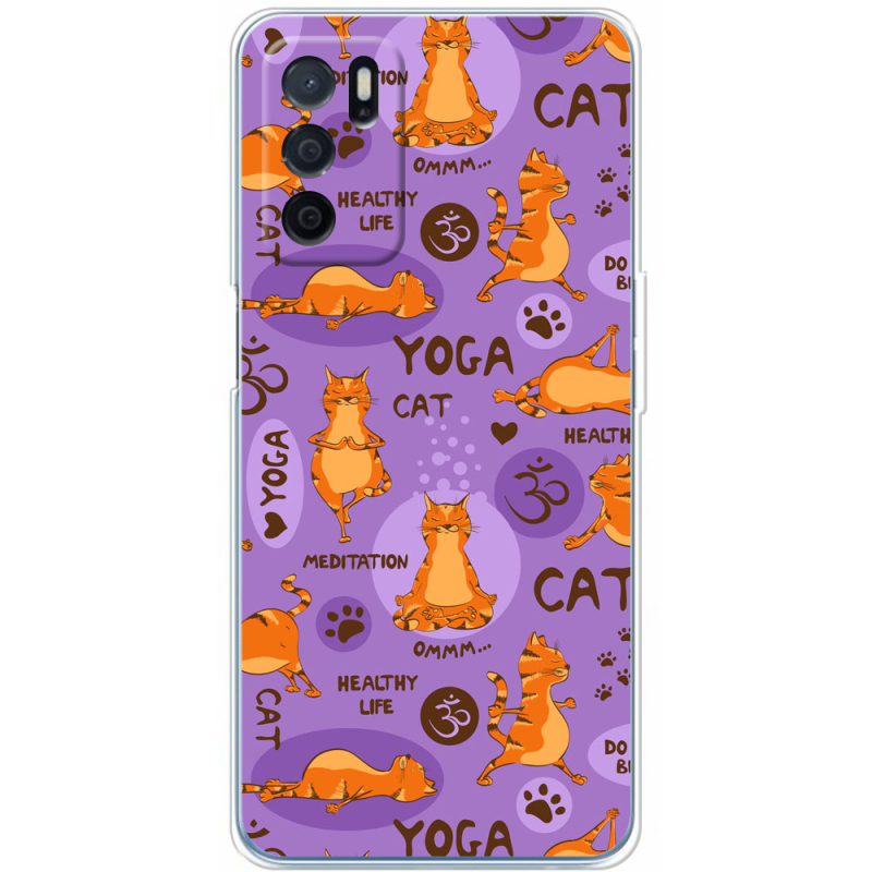 Чехол BoxFace OPPO A16 Yoga Cat