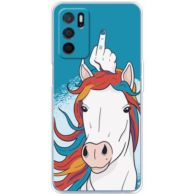 Чехол BoxFace OPPO A16 Fuck Unicorn