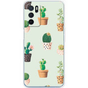 Чехол BoxFace OPPO A16 L-green Cacti