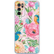 Чехол BoxFace OPPO A16 Birds in Flowers