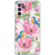 Чехол BoxFace OPPO A16 Birds and Flowers