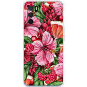 Чехол BoxFace OPPO A16 Tropical Flowers