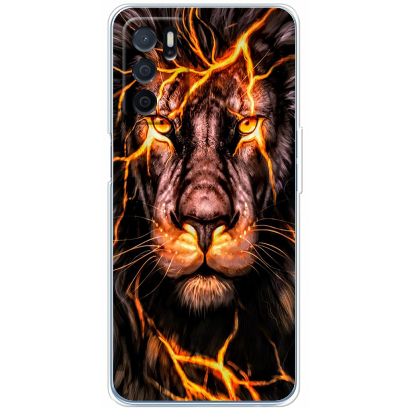 Чехол BoxFace OPPO A16 Fire Lion