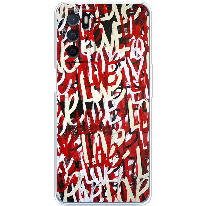 Чехол BoxFace OPPO A16 Love Graffiti