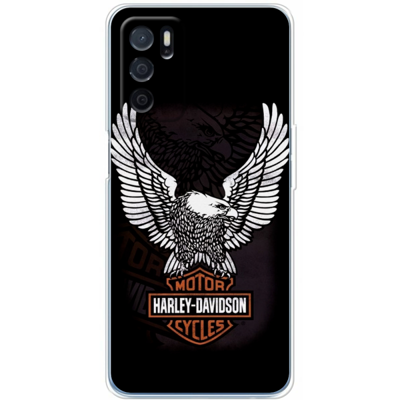 Чехол BoxFace OPPO A16 Harley Davidson and eagle