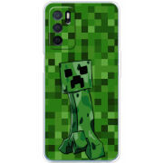 Чехол BoxFace OPPO A16 Minecraft Creeper