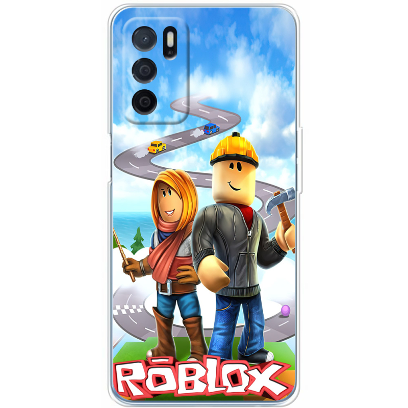 Чехол BoxFace OPPO A16 Roblox Білдерман